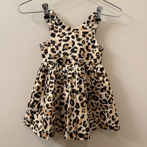 Janie and Jack Leopard Print Dress baby girl size 6 months to 12 months - Picture 3 of 8